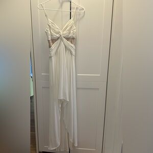 Max and Cleo BCBG MaxAzria White Lace Gown